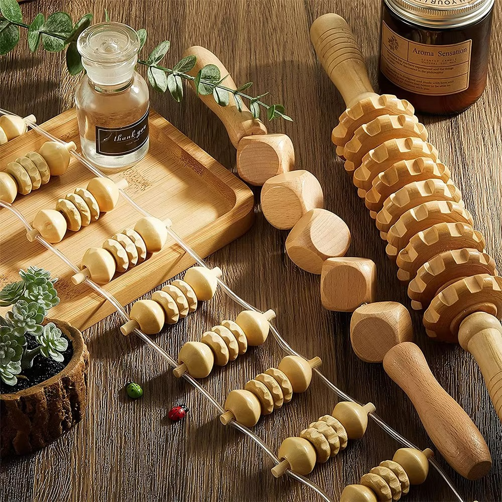 Shiva 6-in-1 Wooden Massage Set