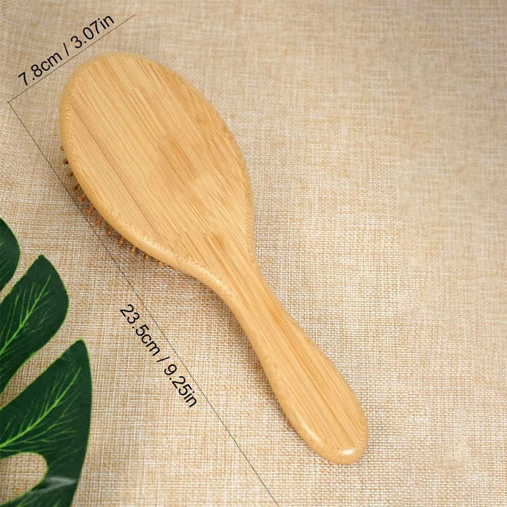 Shiva Bamboo Hair Brush Set with Gift Box