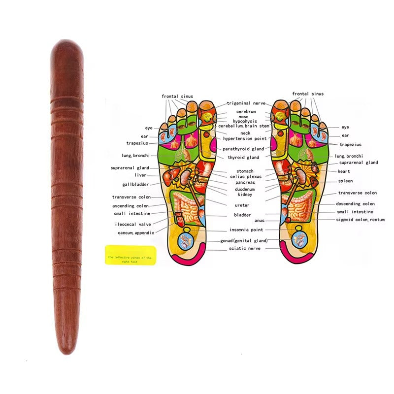 Shiva Wooden Acupressure Massage Stick