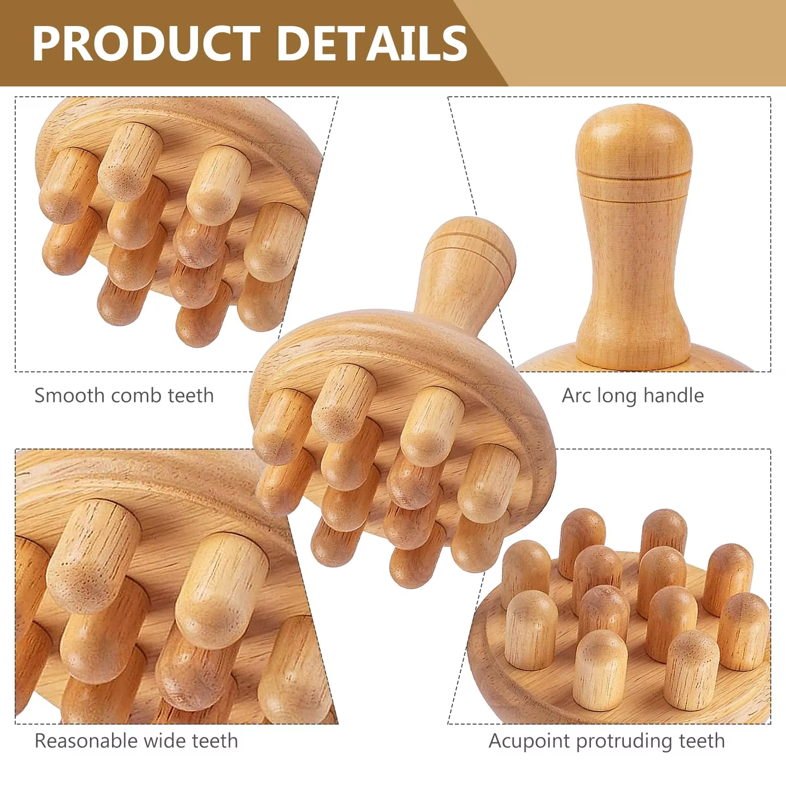 Shiva Wooden Mushroom Massage Tool