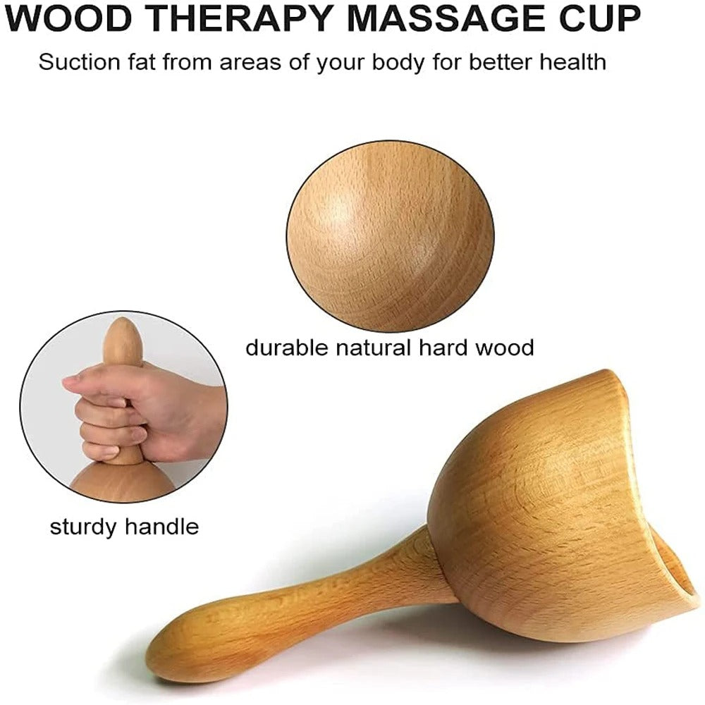 Shiva Wooden Swedish Massage Cup for Body Sculpting