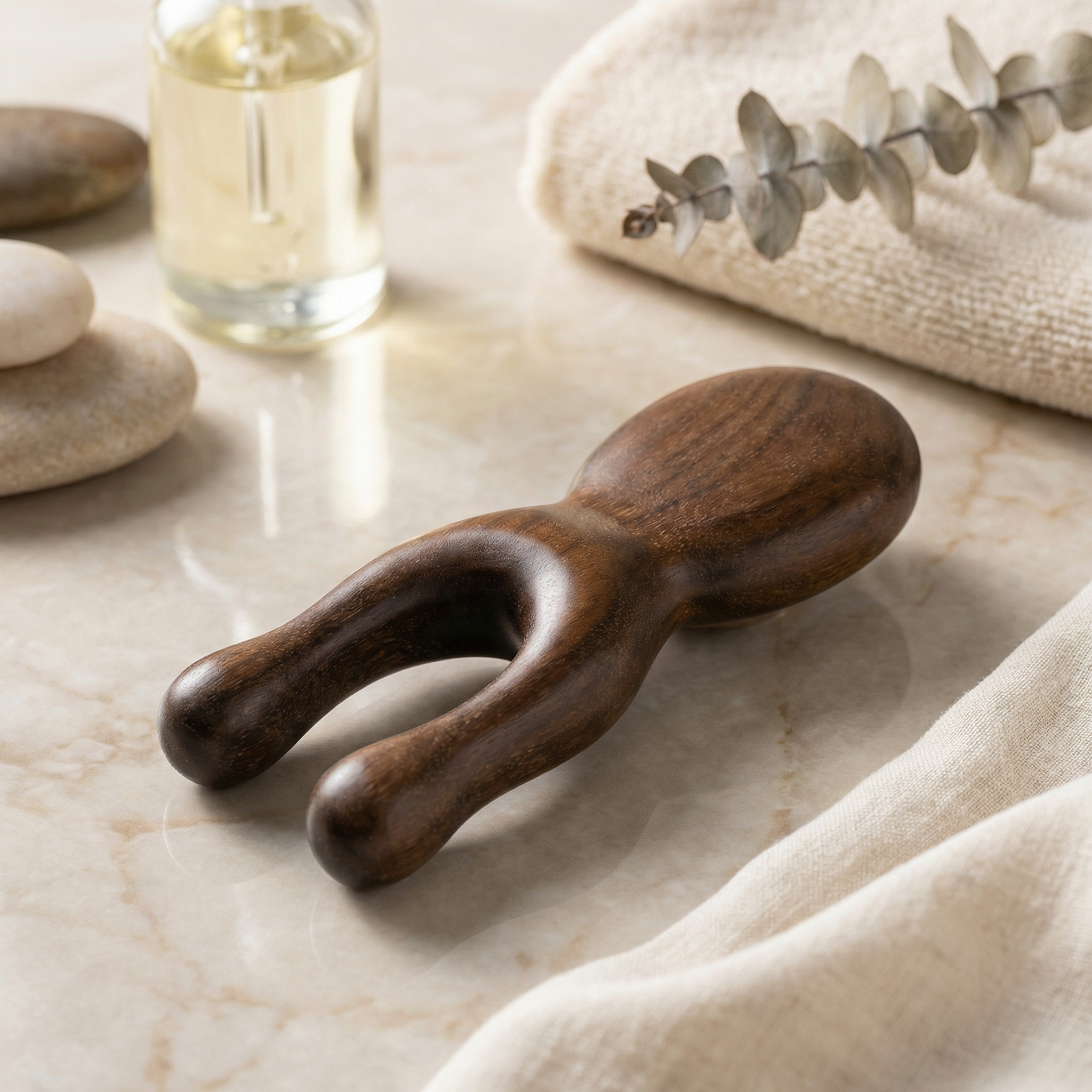 Shiva Sandalwood Gua Sha Facial Massage Tool