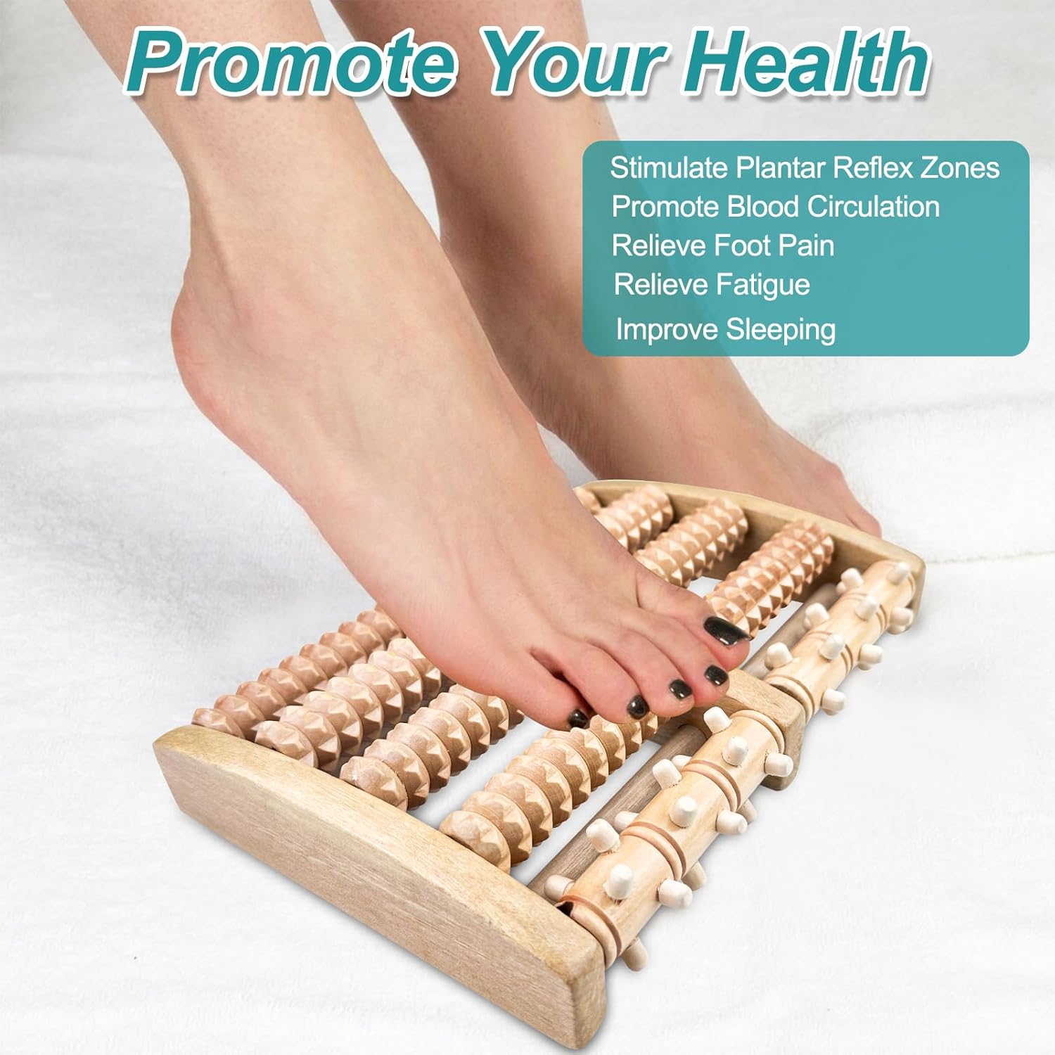 Shiva SoalStep Wooden Foot Massage Board