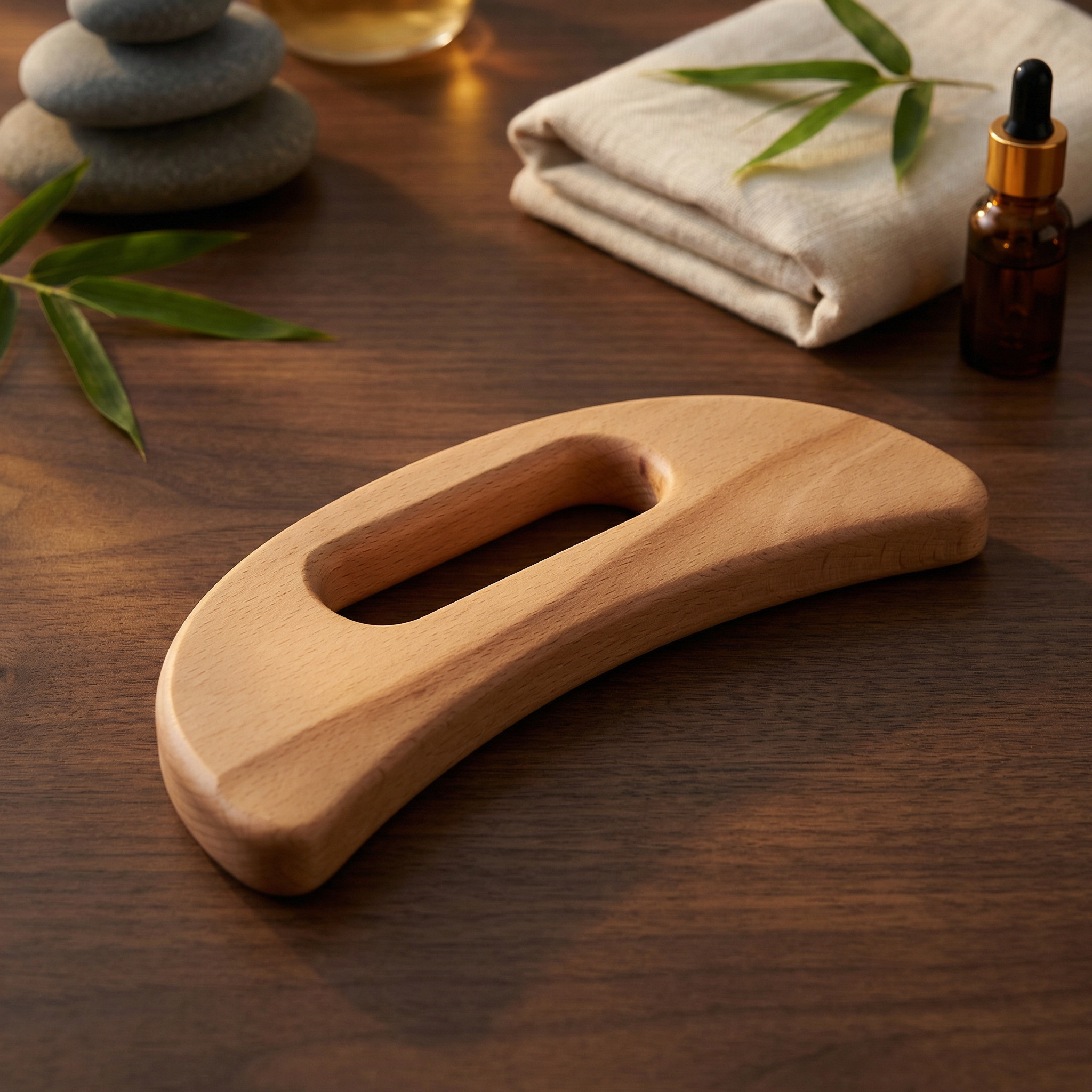 Shiva Wooden Gua Sha Body Massage Tool
