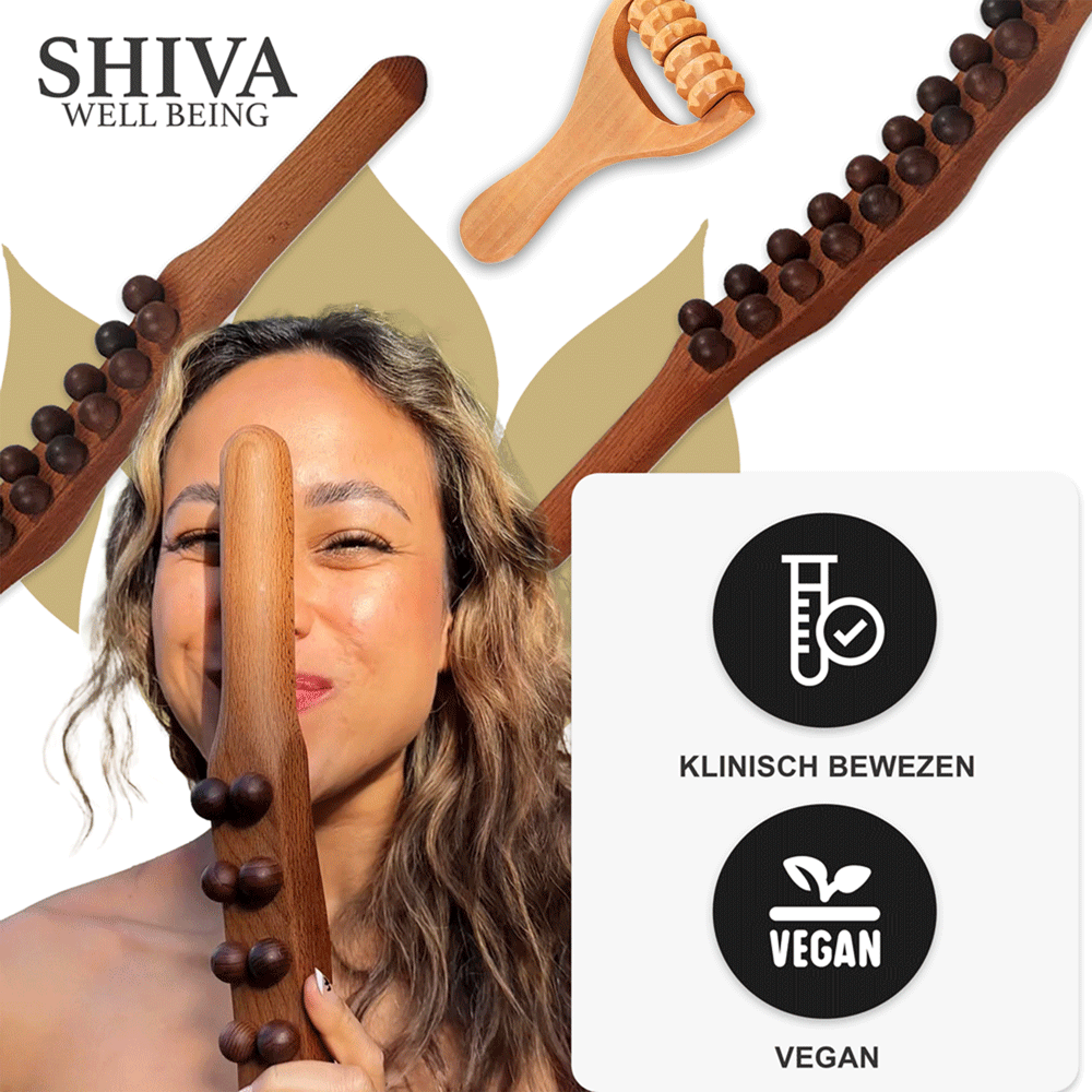 Shiva Wooden Therapy Massage Set