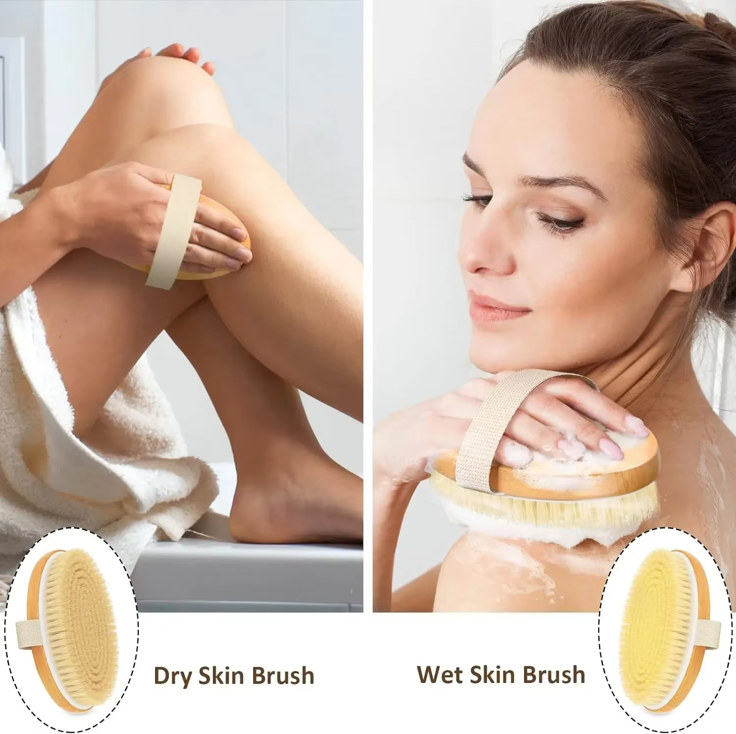 Shiva Wooden Body Bath Brush