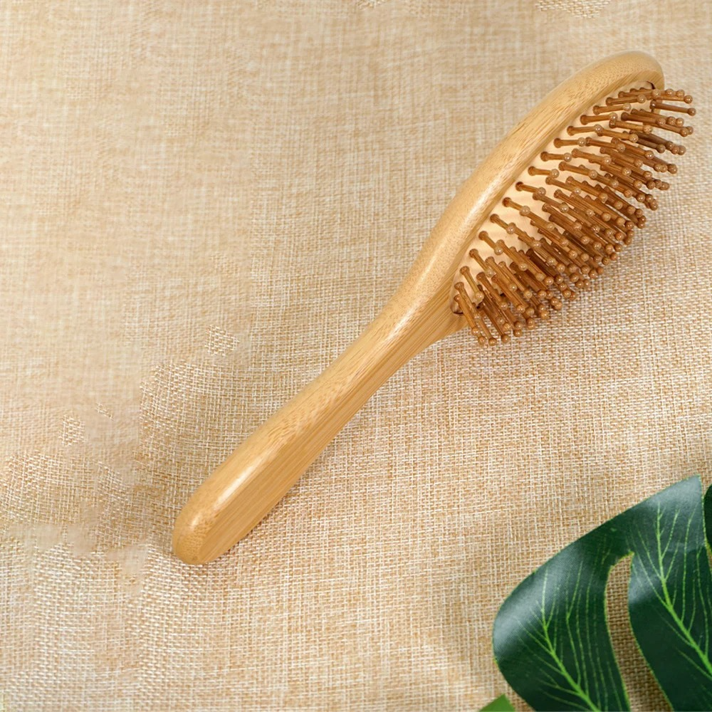 Shiva Bamboo Hair Brush Set with Gift Box