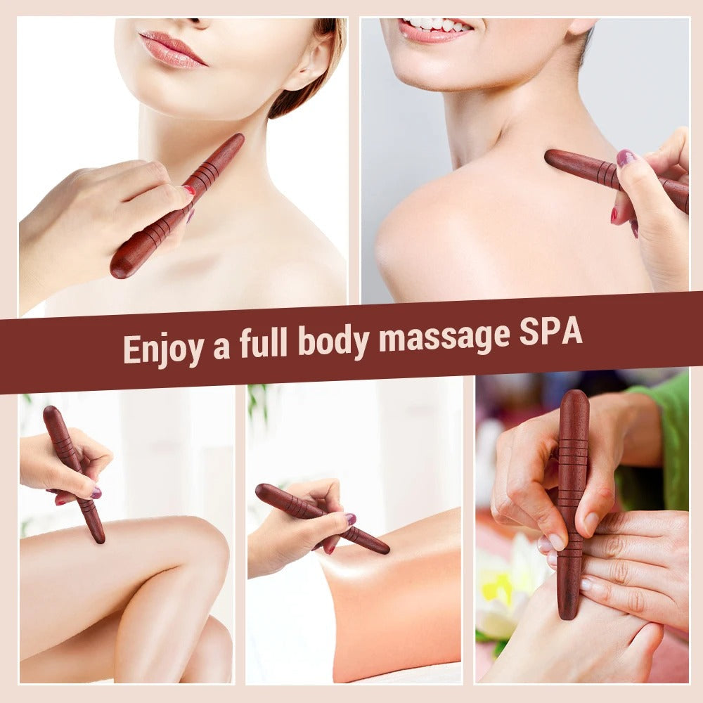 Shiva Wooden Acupressure Massage Stick
