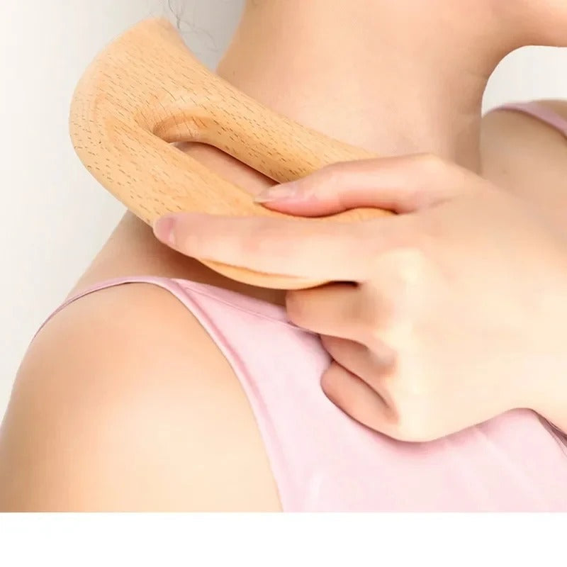 Shiva Wooden Gua Sha Body Massage Tool