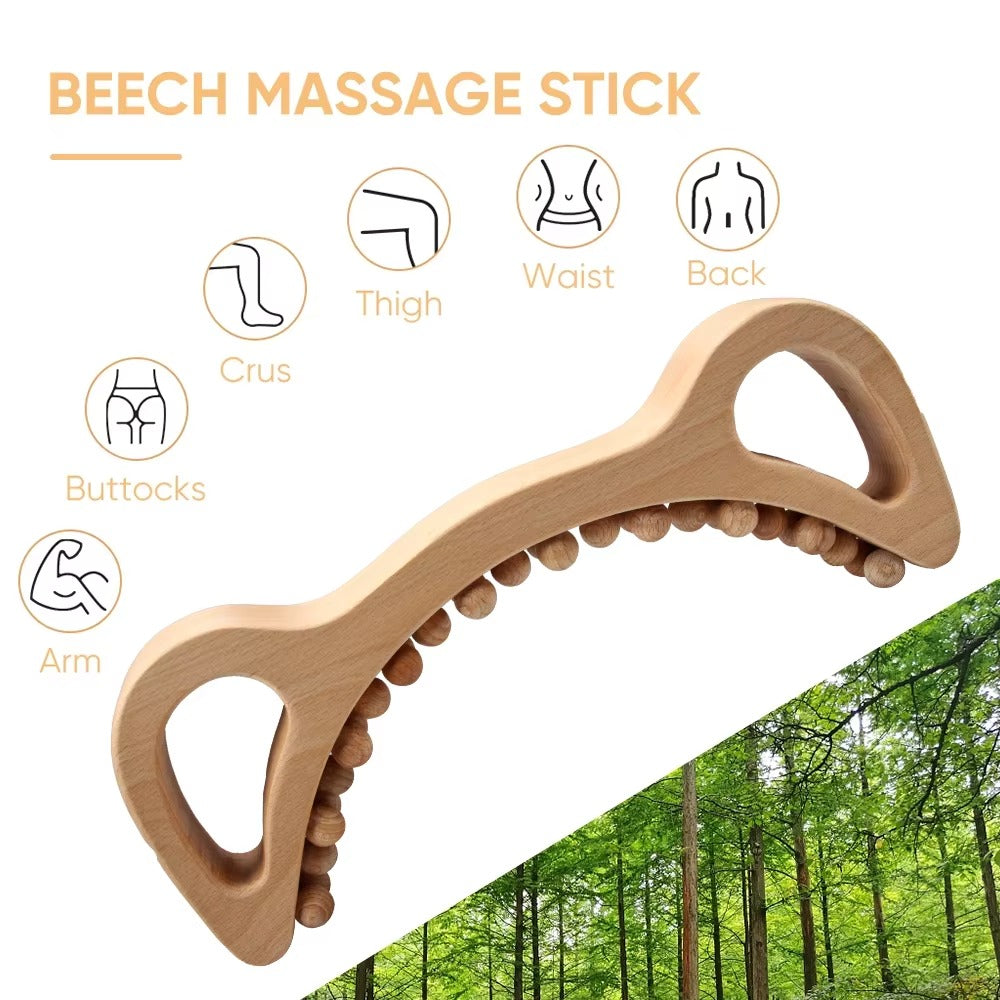 Shiva Wooden Lymphatic Drainage & Body Sculpting Massage Tool