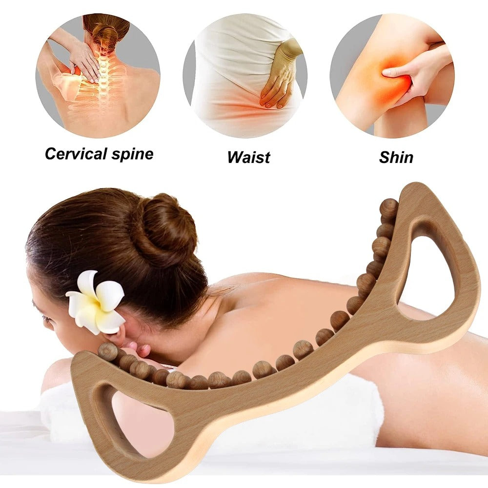 Shiva Wooden Lymphatic Drainage & Body Sculpting Massage Tool