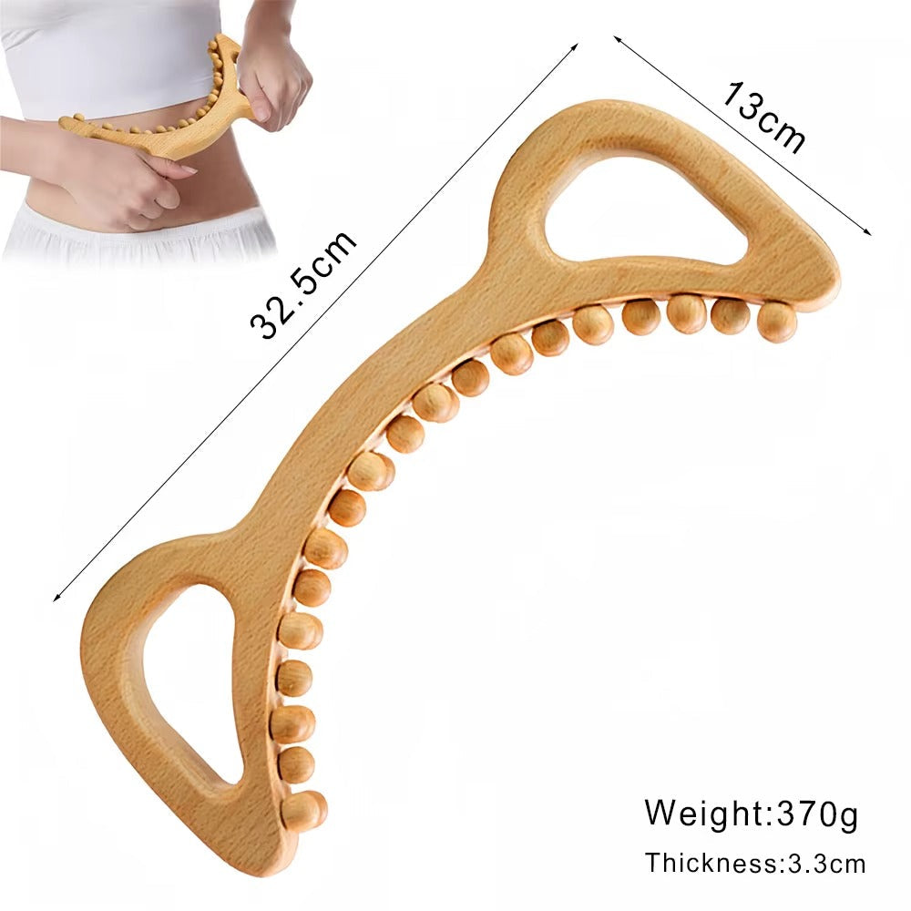 Shiva Wooden Lymphatic Drainage & Body Sculpting Massage Tool