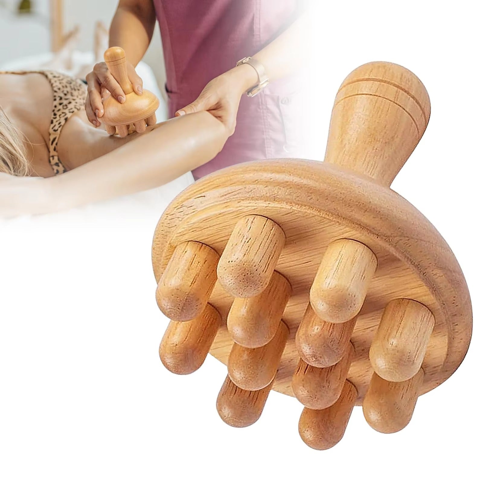 Shiva Wooden Mushroom Massage Tool