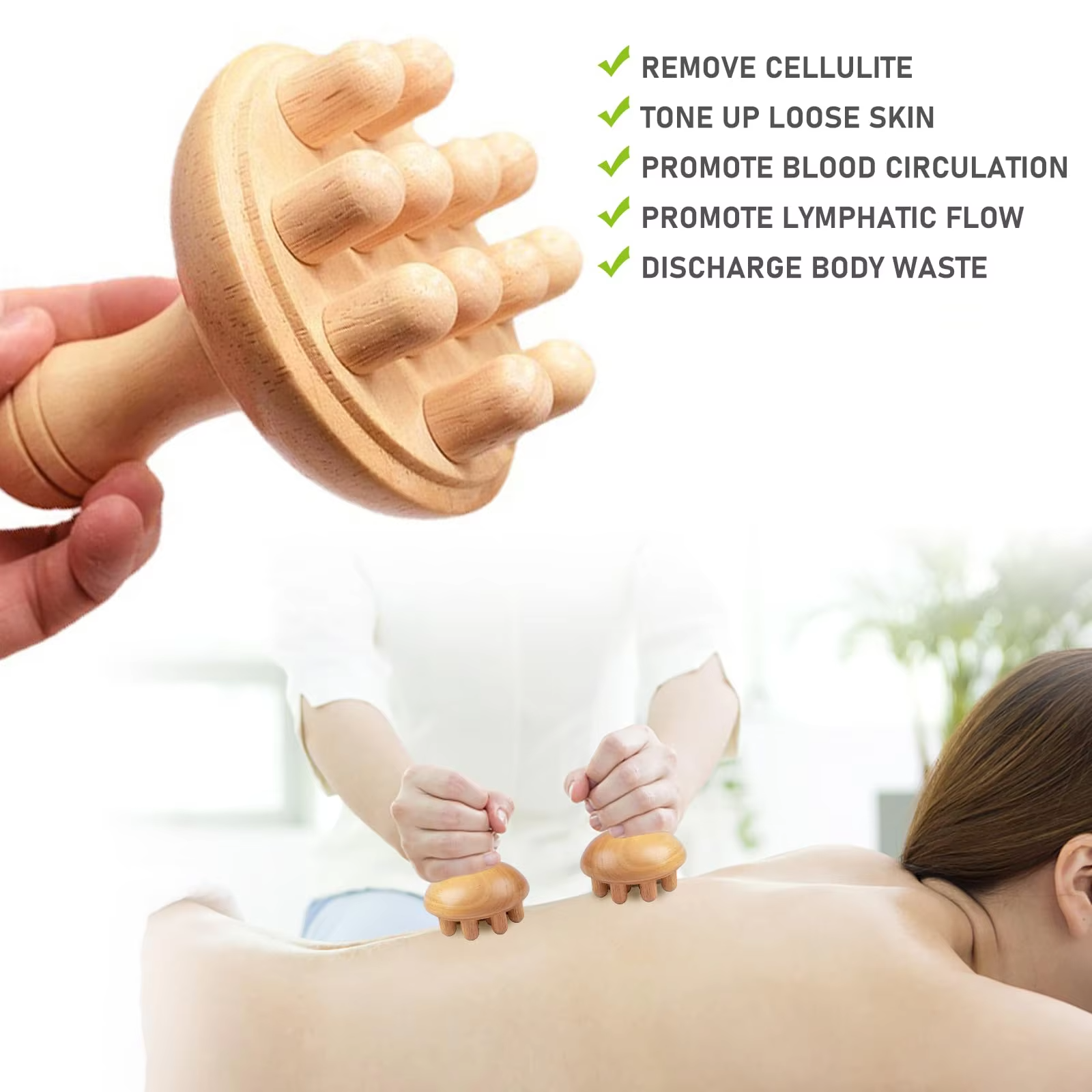 Shiva Wooden Mushroom Massage Tool
