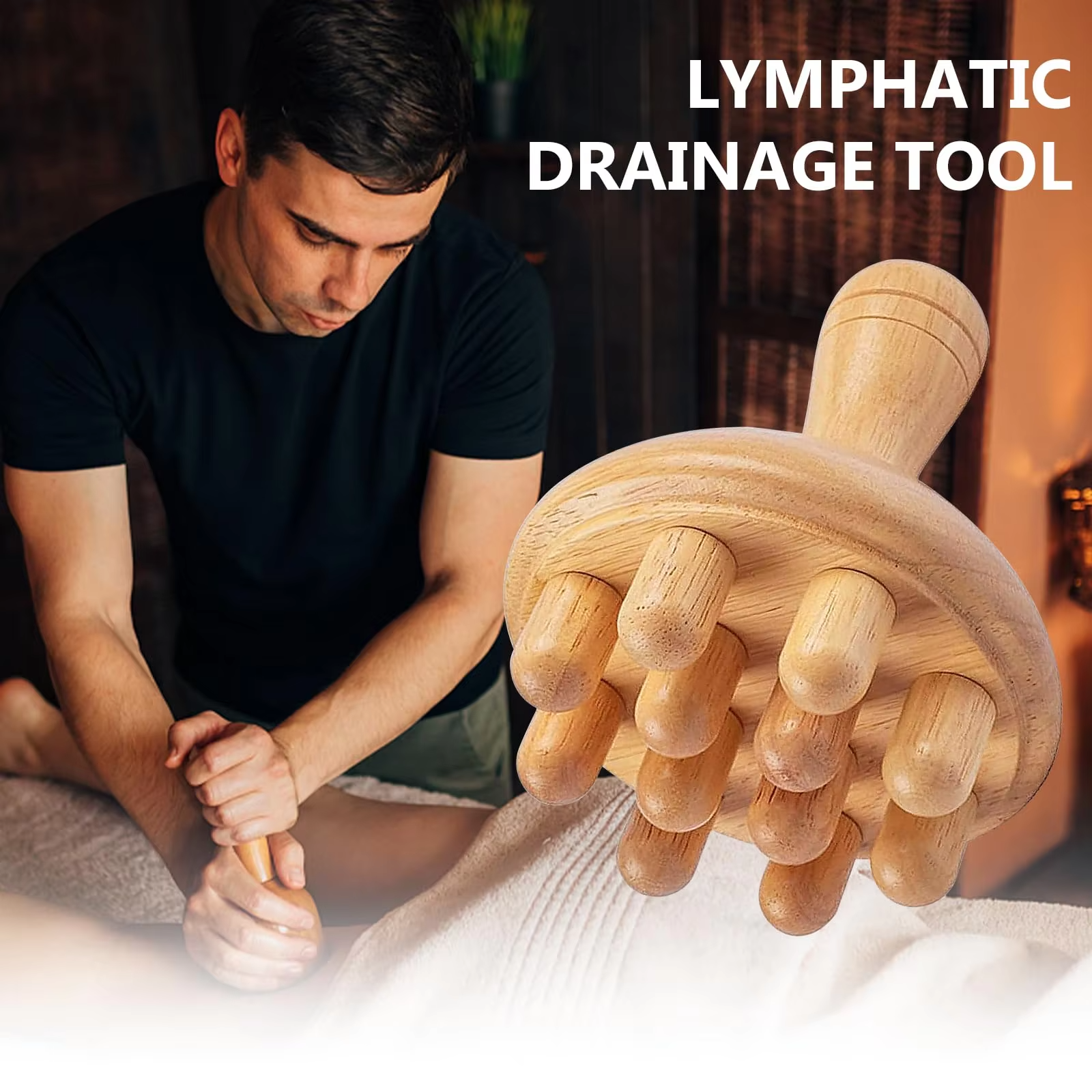Shiva Wooden Mushroom Massage Tool