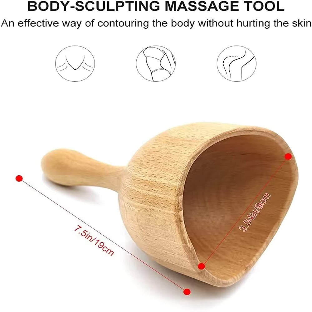 Shiva Wooden Swedish Massage Cup for Body Sculpting