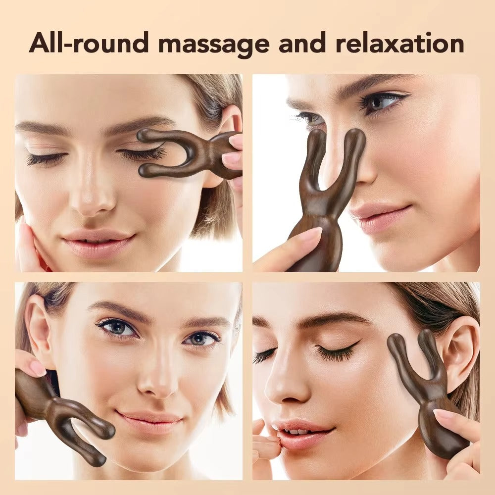 Shiva Sandalwood Gua Sha Facial Massage Tool